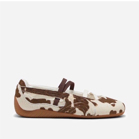 NWT Puma Speedcat Ballet Cow Print Sneakers Women 5.5 - Picture 7 of 7